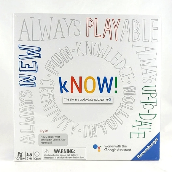 Ravensburger kNOW The Always Up-To-Date Quiz Game Google  Assistant - Picture 2 of 13